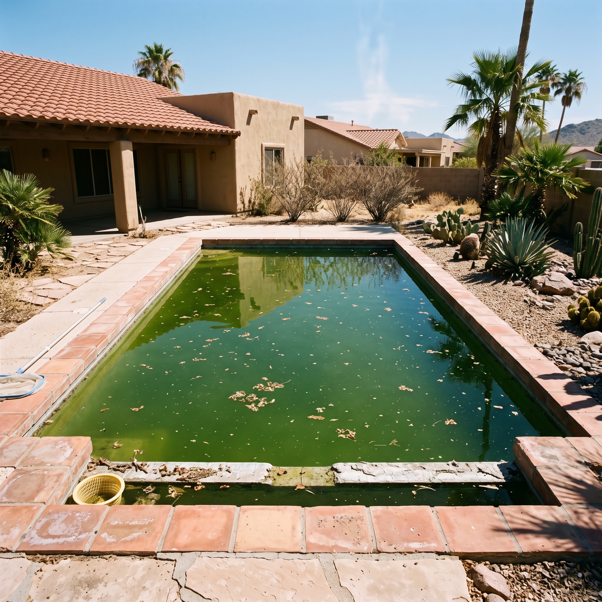 Read more about the article Why is my pool green after adding chlorine?